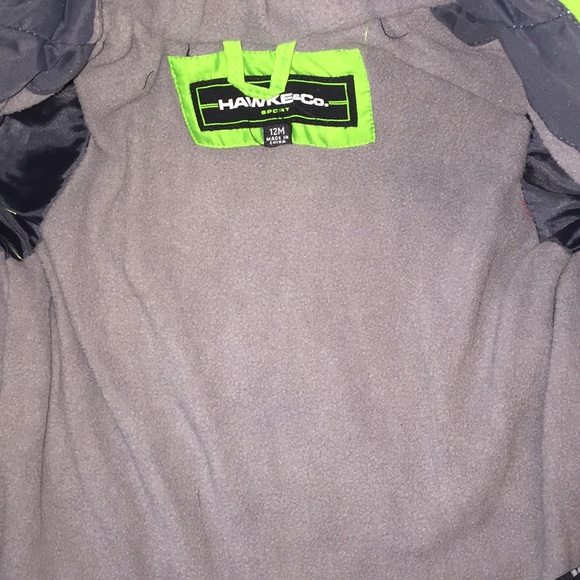 NEW HAWKE & CO “Sharkskin” Puffer Jacket-12 M - Picture 4 of 5